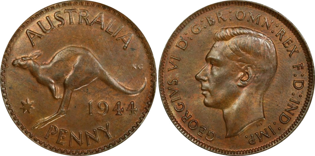 Penny 1944 - Australian coin
