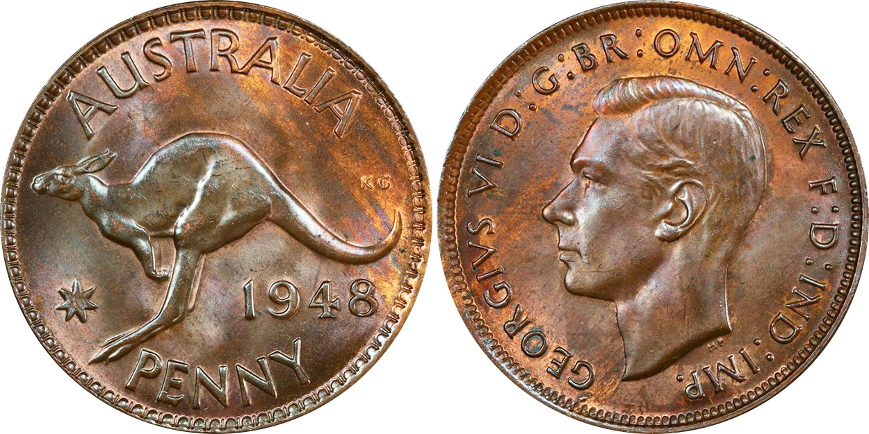 Penny 1948 - Australian coin