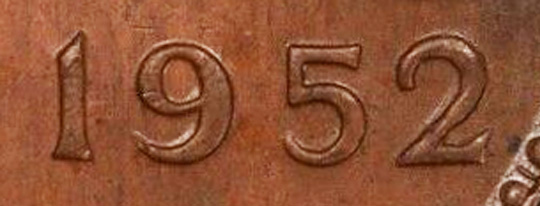 Penny 1952 - Melbourne reverse variety - Pre-decimal coin