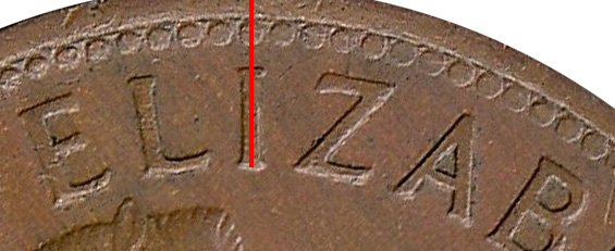 Penny 1955 Y. - Melbourne Obverse - Pre-decimal Australia coin