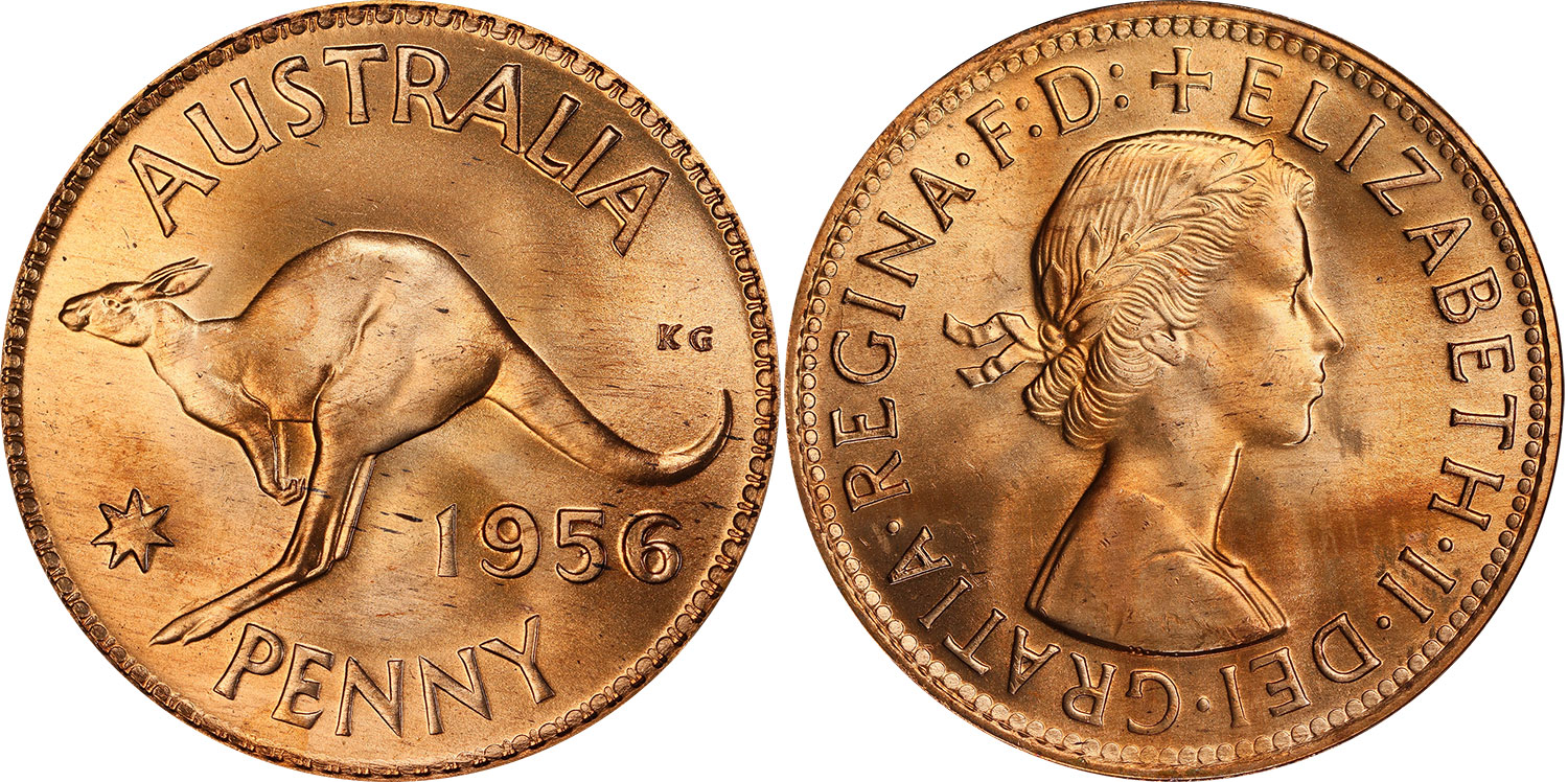 Penny 1956 - Australian coin