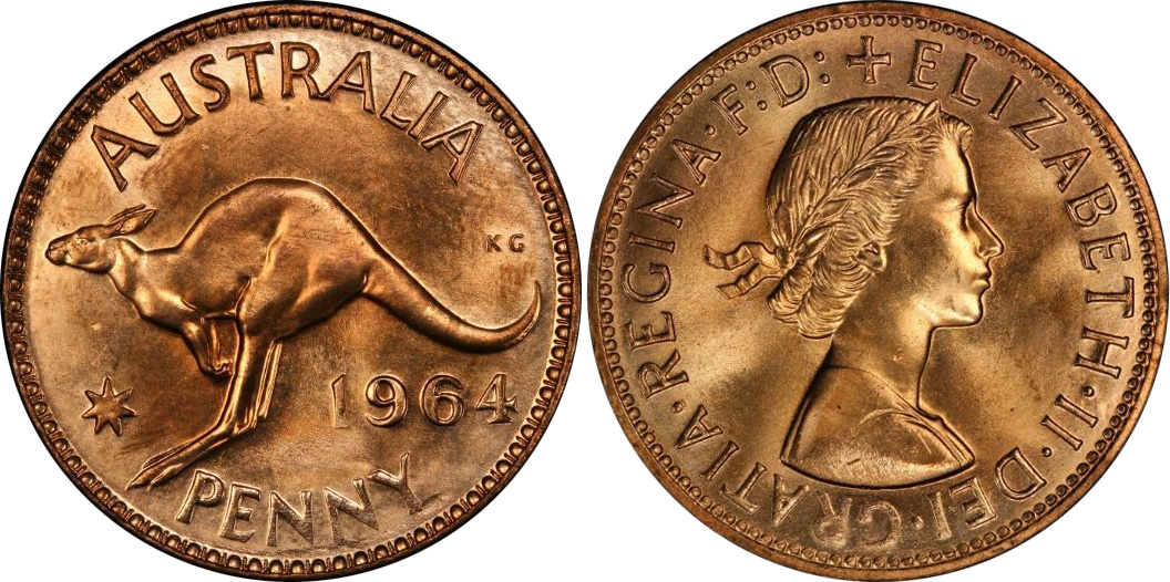 Penny 1964 - Australian coin