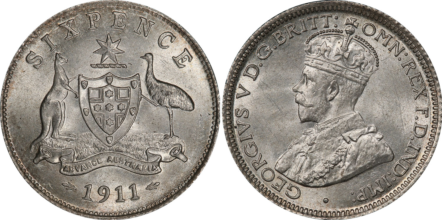 Sixpence 1912 - Australian coin