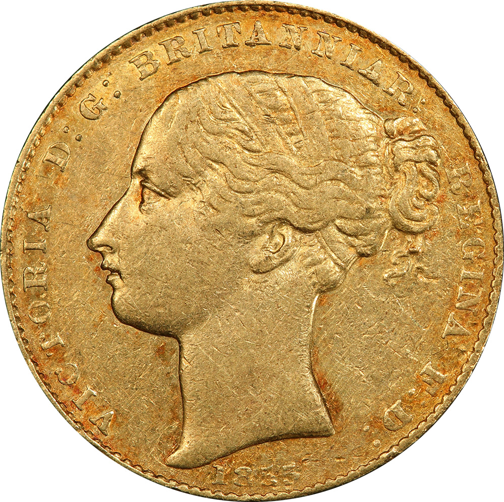 AU-50 - Sovereign - 1855 and 1856 - Victoria