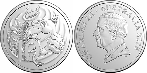 10 cents 2025 Syd the leafy sea dragon Australia Coin