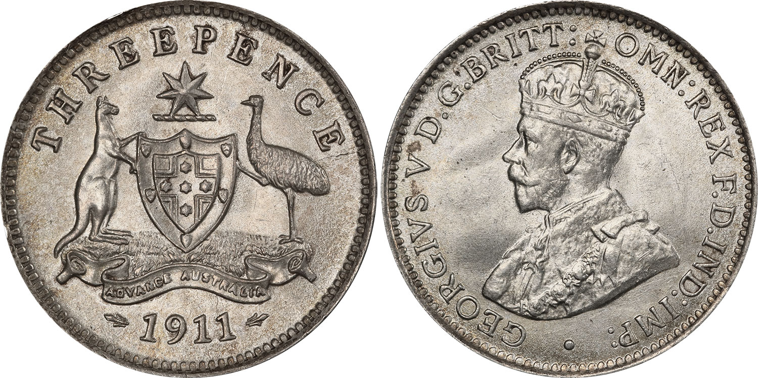 Threepence 1915 - Australian coin