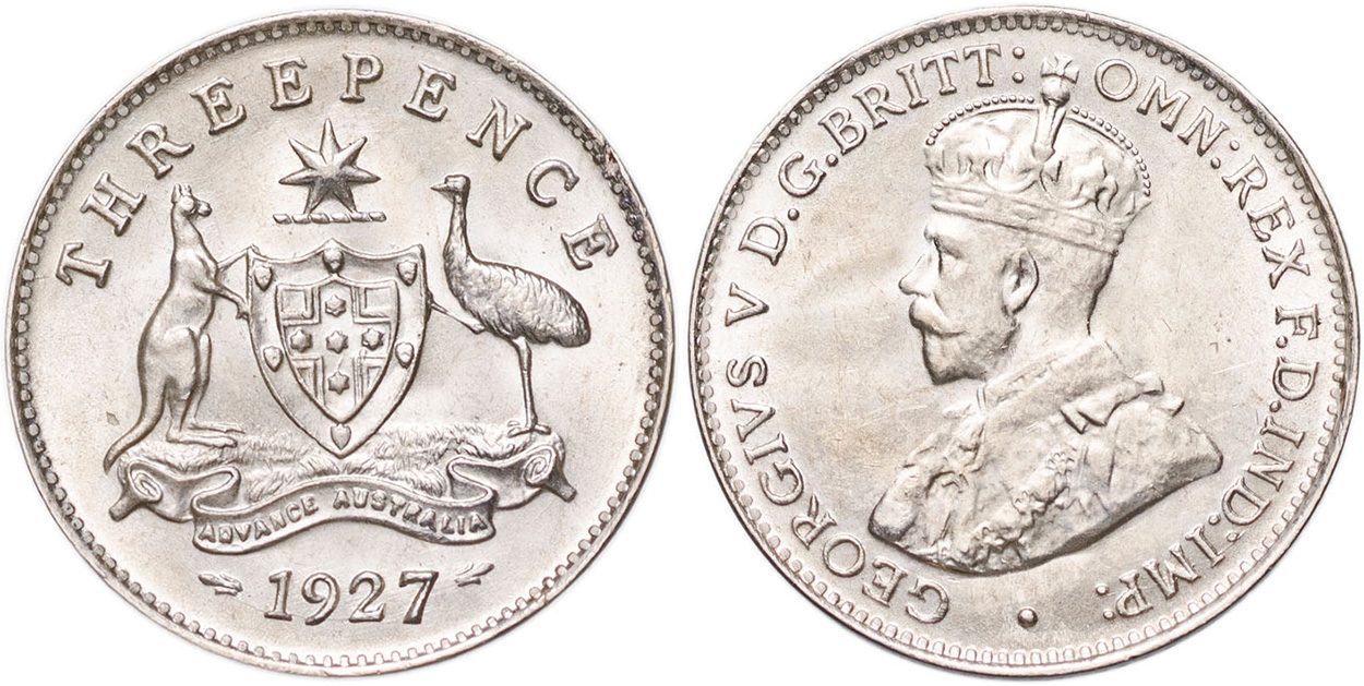 Threepence 1934 - Australian coin