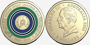2 dollars 2025 Torres Strait Islander Flag Australia