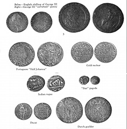 Methods of payment were used in the Colony