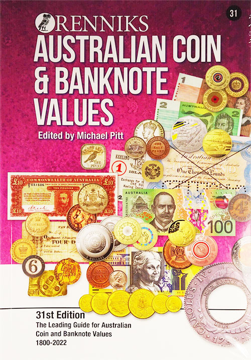 Renniks Australian Coin and Banknote Values Book 31th Edition